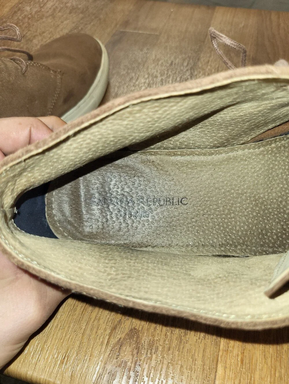 Banana Republic leather Brown mens shoes size 11.5
